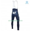 Fietskleding (Fietsshirt Lange Mouw + Lange Koersbroek) 2018 Movistar Team N001 Winter Thermal Fleece